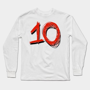 Anthony Fantano Needle Drop Perfect Rating 10 Long Sleeve T-Shirt